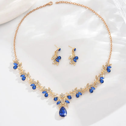 Fashion Necklace Sets for Women Waterdrop Collar Choker Necklace