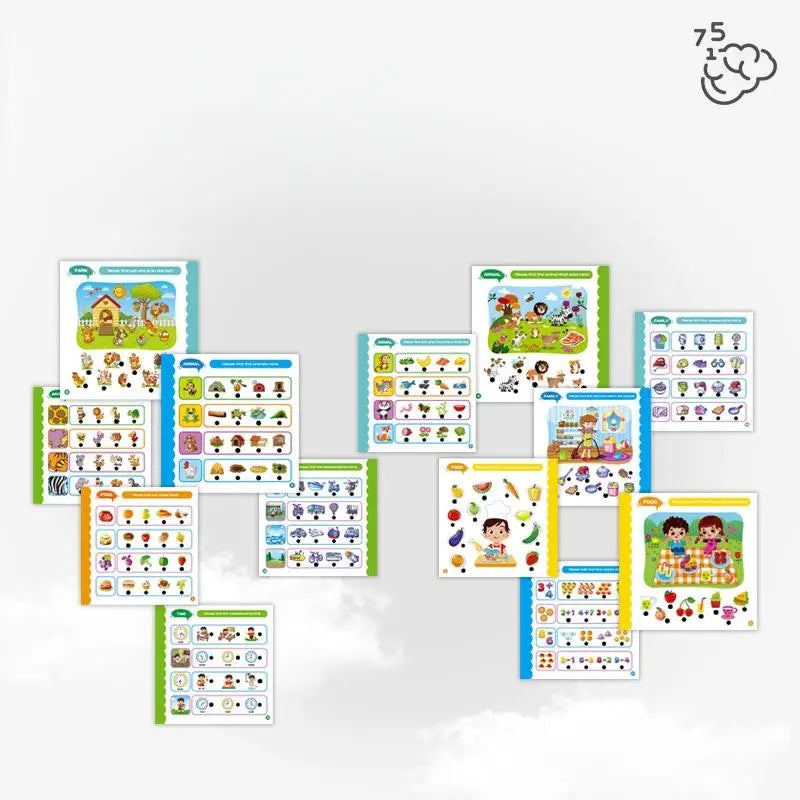 Learning Machine Voice Sound Book For Kids Educational Toy