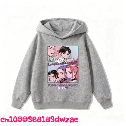 Korean Popular Kpop Demon Hunter Children's Sweatshirt Boys