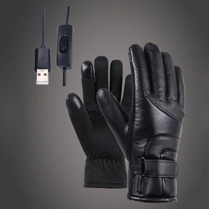 Electric Heating Gloves Men Women USB plug-in Electric Heated