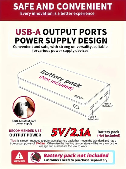 Areas Men Women's Heating Jacket Winter USB Heated Jackets