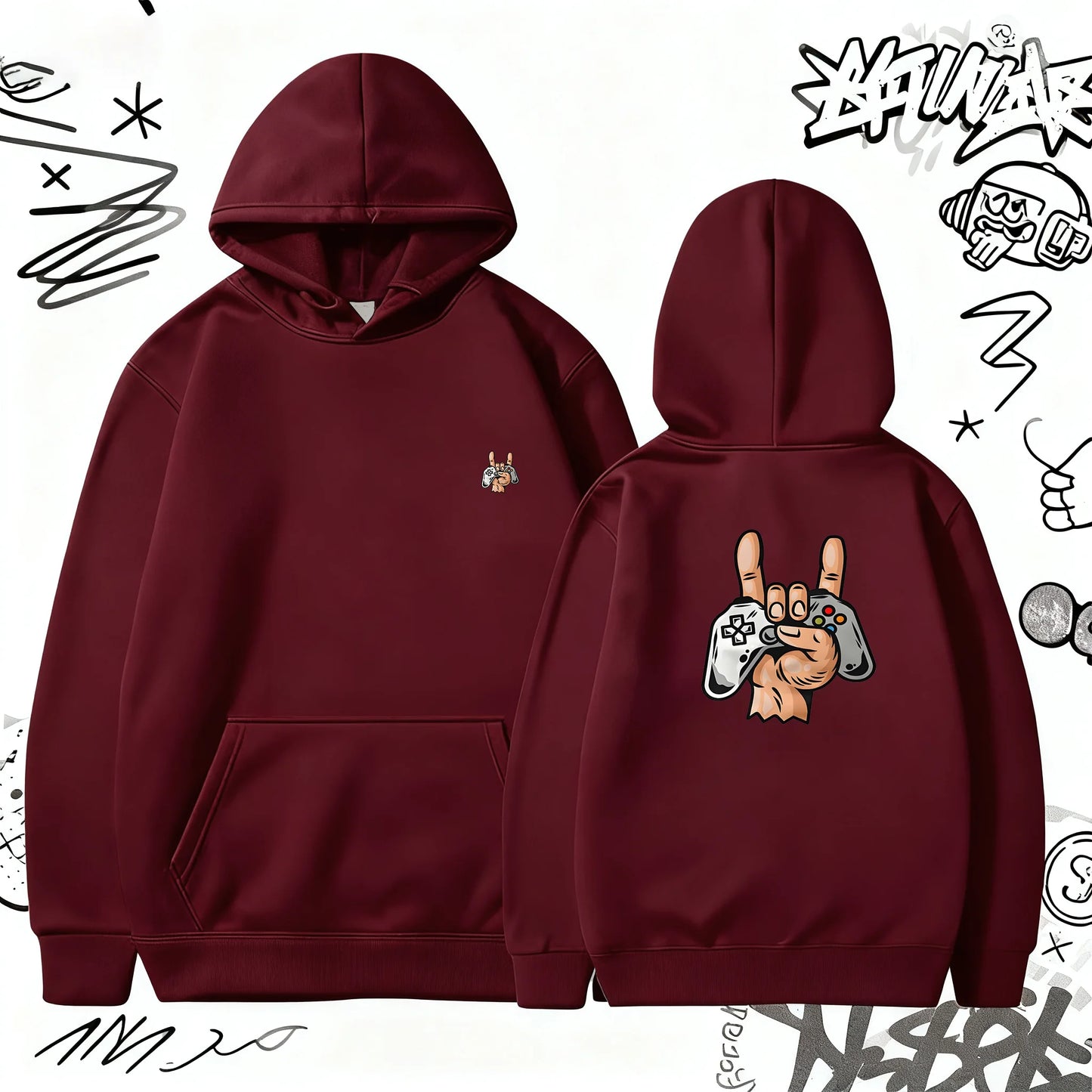 Printing Men's Women's Hoodies Spring Autumn Casual Hoodies