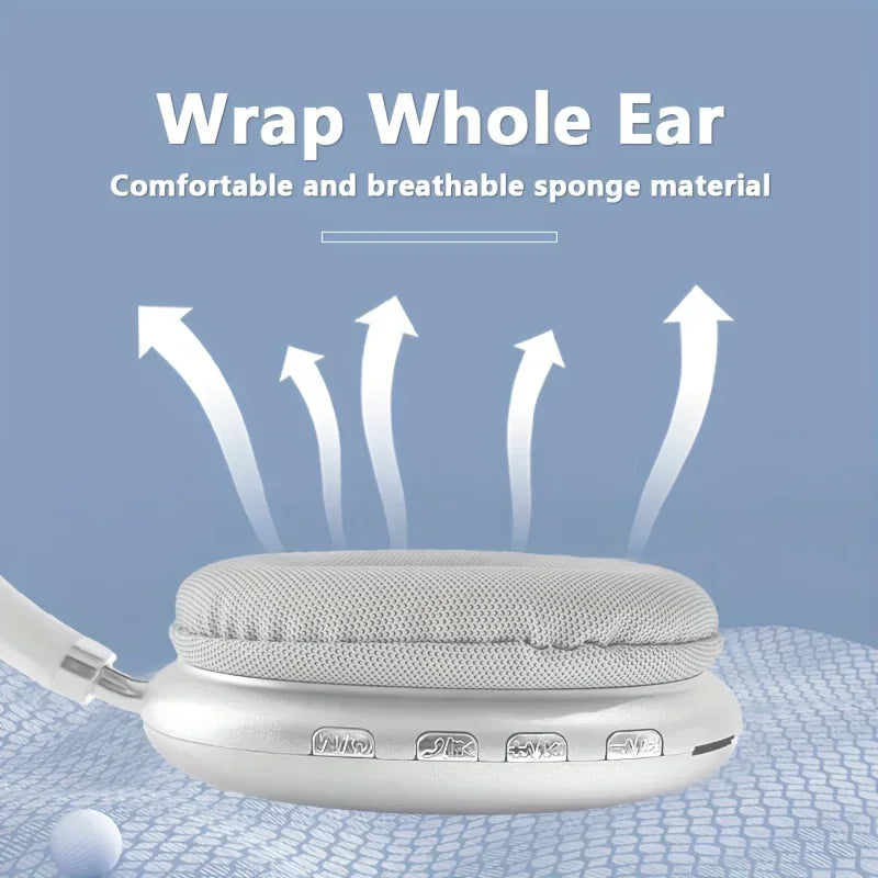 New P9 Wireless Bluetooth Headphones Noise Cancelling Mic