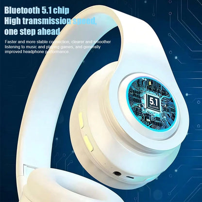 Wireless Gaming Headset Lightweight Foldable Headphones